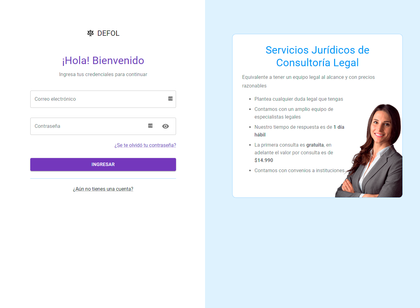 App screenshot